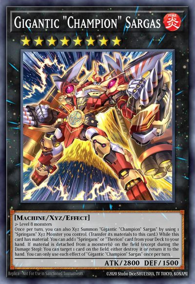 Gigantic "Champion" Sargas - 25th Anniversary Tin: Dueling Mirrors