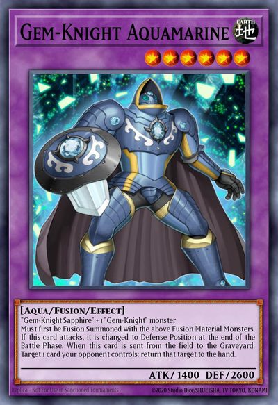 Gem-Knight Aquamarine - Battles of Legend: Monster Mayhem