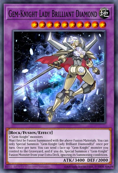 Gem-Knight Lady Brilliant Diamond - Battles of Legend: Monster Mayhem