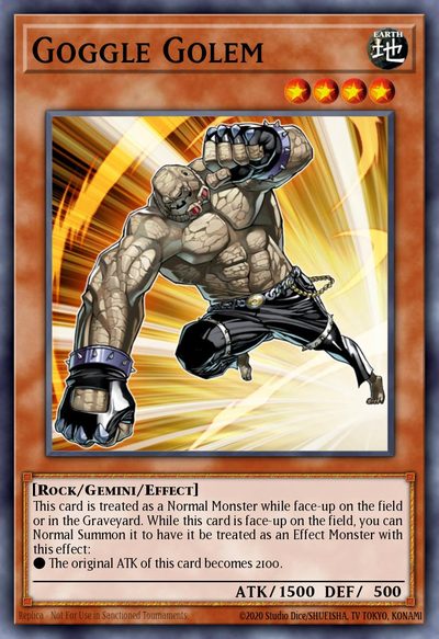 Goggle Golem - Tactical Evolution