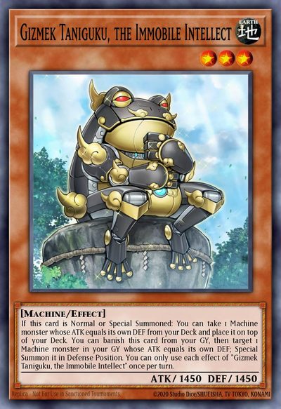 Gizmek Taniguku, the Immobile Intellect - 2022 Tin of the Pharaoh's Gods
