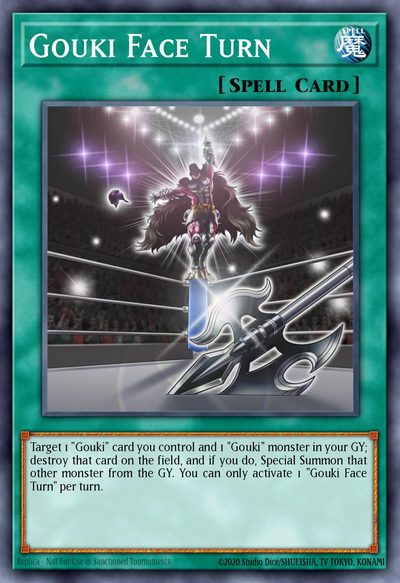 Gouki Face Turn - 2019 Gold Sarcophagus Tin Mega Pack