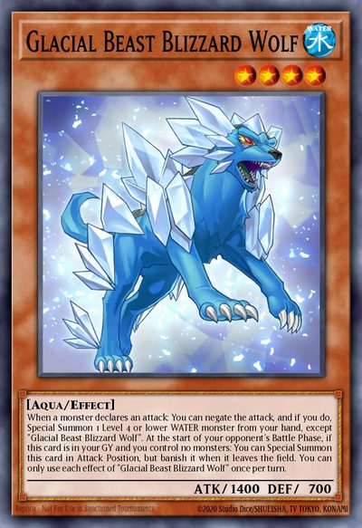 Glacial Beast Blizzard Wolf - Battles of Legend: Armageddon