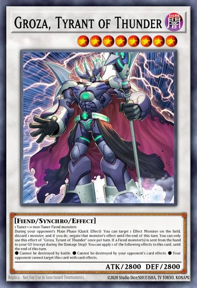 Groza, Tyrant of Thunder - 25th Anniversary Tin: Dueling Heroes Mega Pack