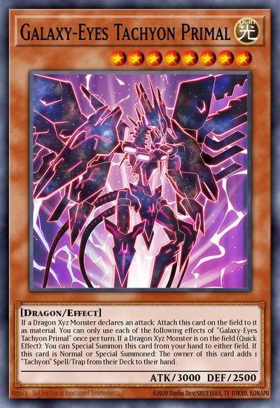 Galaxy-Eyes Tachyon Primal - Maze of the Master