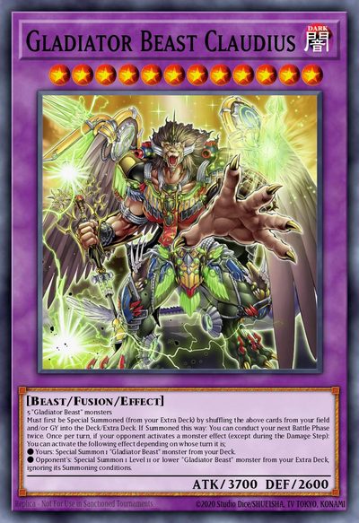 Gladiator Beast Claudius - Supreme Darkness