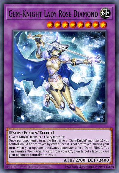 Gem-Knight Lady Rose Diamond - 25th Anniversary Tin: Dueling Heroes Mega Pack