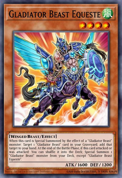 Gladiator Beast Equeste - Legendary Collection 2: The Duel Academy Years Mega Pack