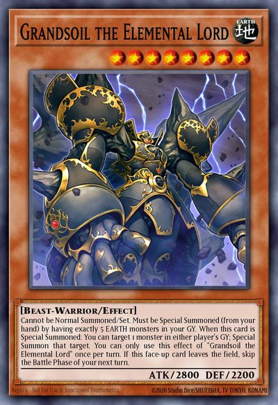Grandsoil the Elemental Lord - Flames of Destruction Special Edition