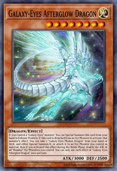 Galaxy-Eyes Afterglow Dragon - 25th Anniversary Rarity Collection