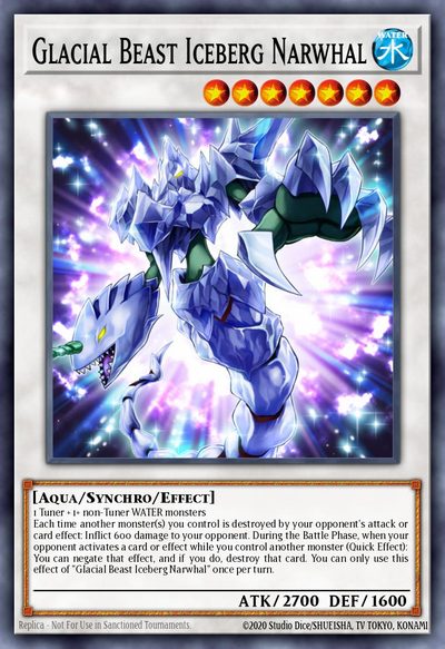Glacial Beast Iceberg Narwhal - Battles of Legend: Armageddon