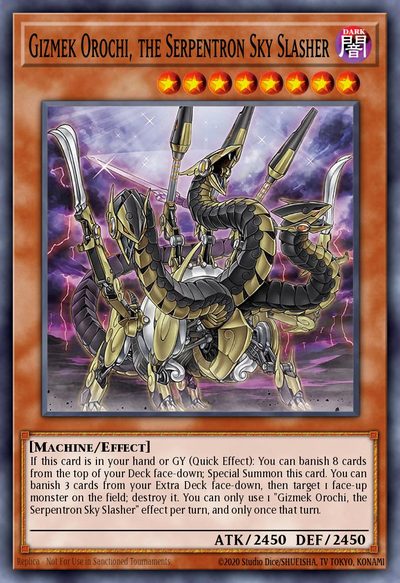 Gizmek Orochi, the Serpentron Sky Slasher - 2020 Tin of Lost Memories Mega Pack