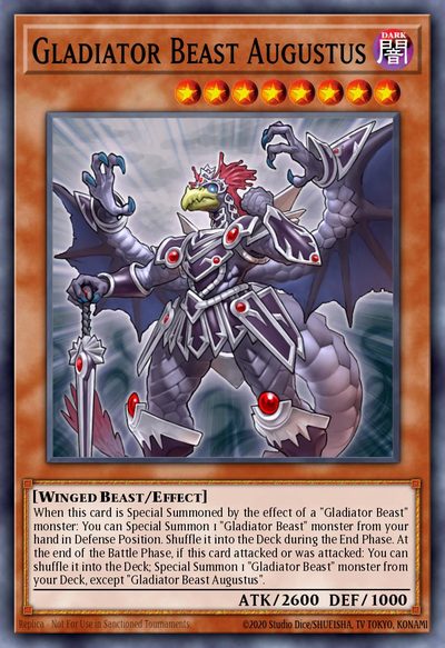 Gladiator Beast Augustus - 2015 Mega-Tin Mega Pack