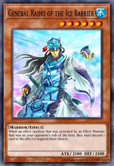 General Raiho of the Ice Barrier - Duel Terminal 4