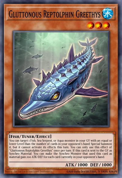 Gluttonous Reptolphin Greethys - 2021 Tin of Ancient Battles