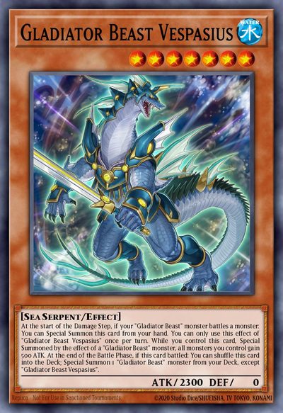 Gladiator Beast Vespasius - 2020 Tin of Lost Memories Mega Pack