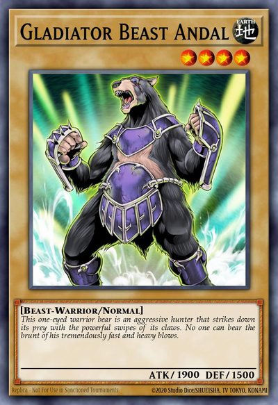 Gladiator Beast Andal - Legendary Collection 2: The Duel Academy Years Mega Pack