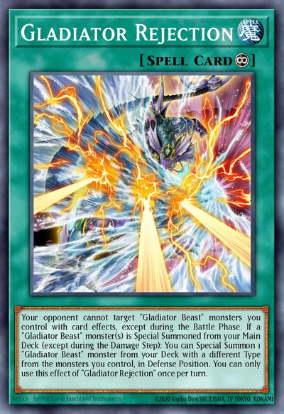 Gladiator Rejection - 2020 Tin of Lost Memories Mega Pack