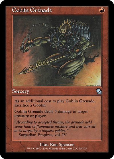 Goblin Grenade - Masters Edition