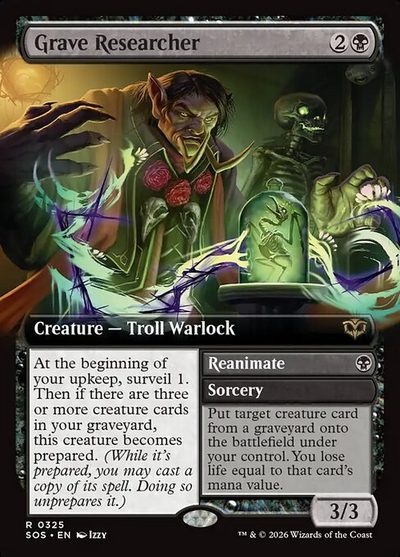 Grave Researcher // Reanimate - Secrets of Strixhaven