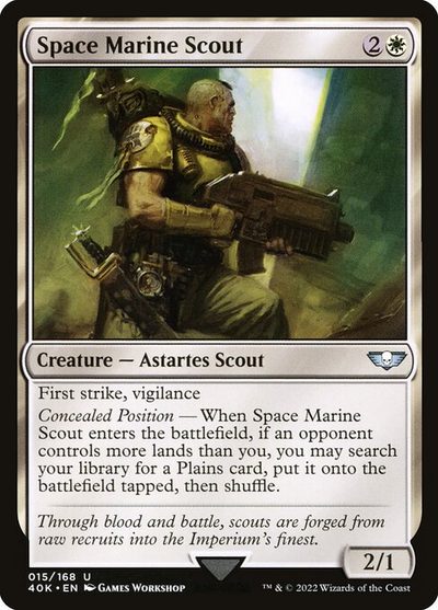 Space Marine Scout - Warhammer 40,000 Commander