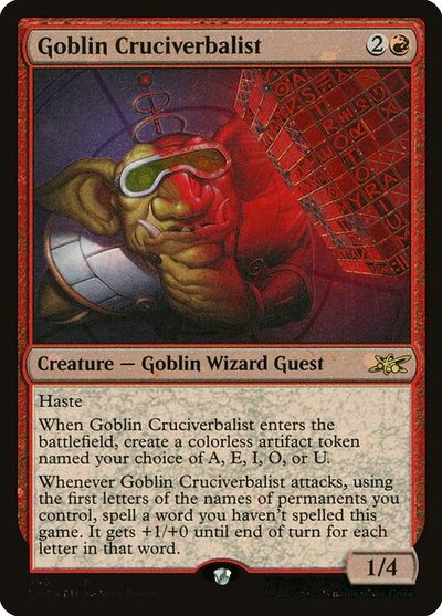 Goblin Cruciverbalist - Unfinity