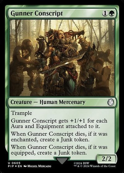 Gunner Conscript - Fallout