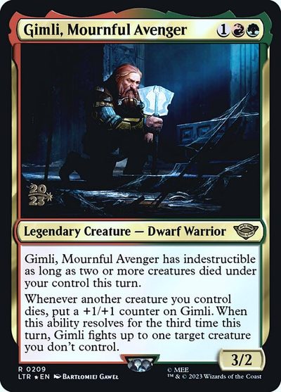 Gimli, Mournful Avenger - Tales of Middle-earth Promos