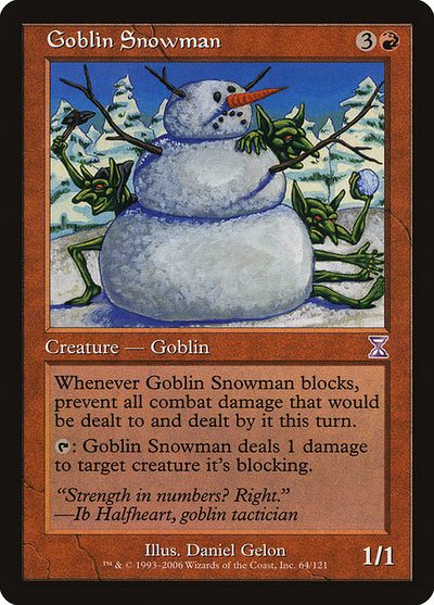 Goblin Snowman - Time Spiral Timeshifted