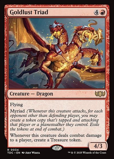 Goldlust Triad - Tarkir: Dragonstorm Commander