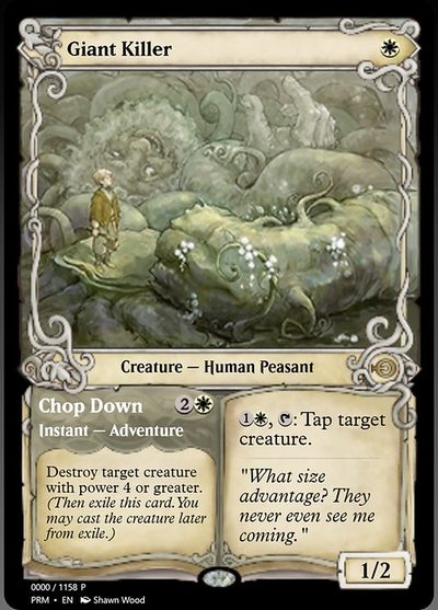Giant Killer // Chop Down - Magic Online Promos