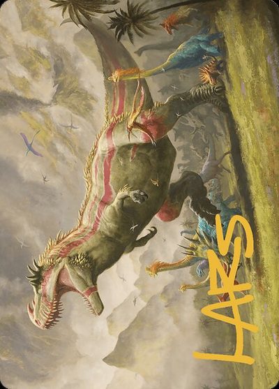 Ghalta, Stampede Tyrant // Ghalta, Stampede Tyrant - The Lost Caverns of Ixalan Art Series