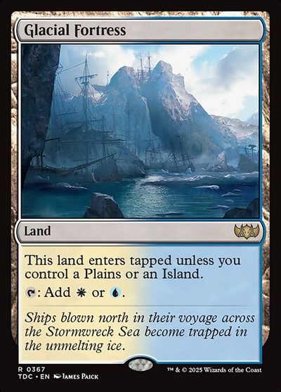 Glacial Fortress - Tarkir: Dragonstorm Commander