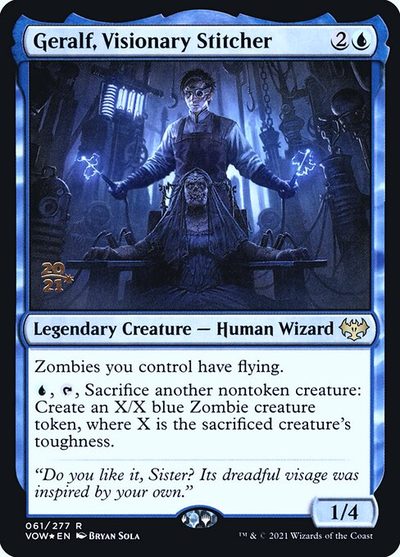 Geralf, Visionary Stitcher - Innistrad: Crimson Vow Promos