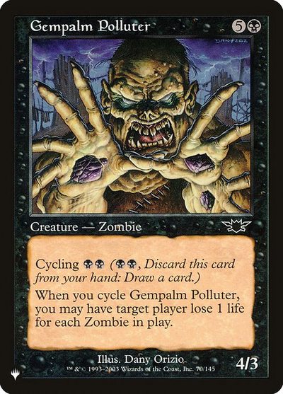 Gempalm Polluter - The List