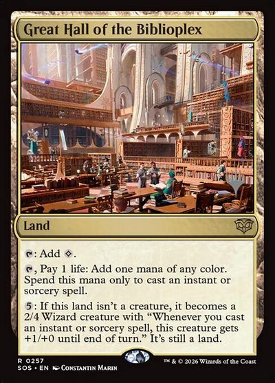 Great Hall of the Biblioplex - Secrets of Strixhaven Promos