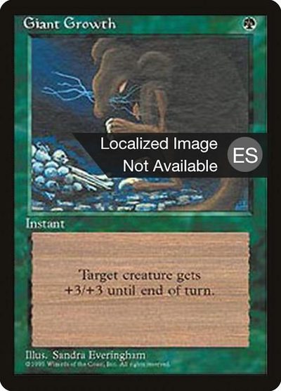 Giant Growth - Fourth Edition Foreign Black Border
