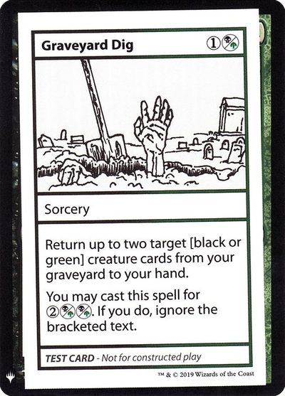 Graveyard Dig - Mystery Booster Playtest Cards 2019
