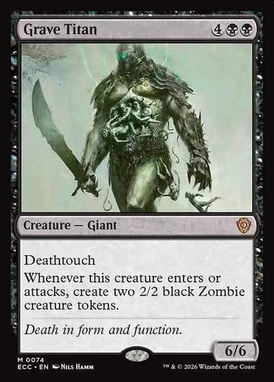 Grave Titan - Lorwyn Eclipsed Commander