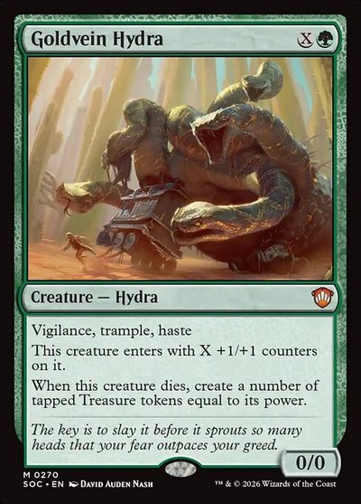 Goldvein Hydra - Secrets of Strixhaven Commander