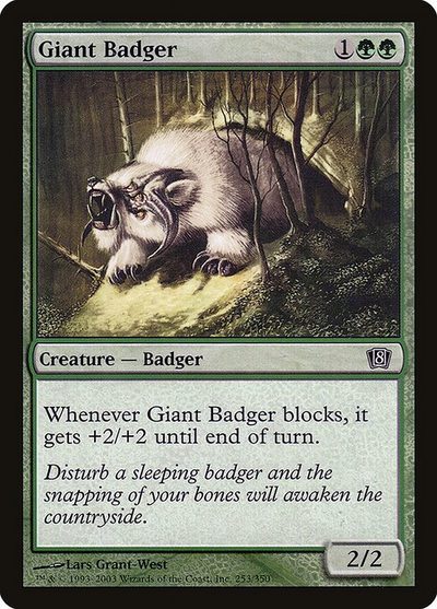 Giant Badger - Eighth Edition