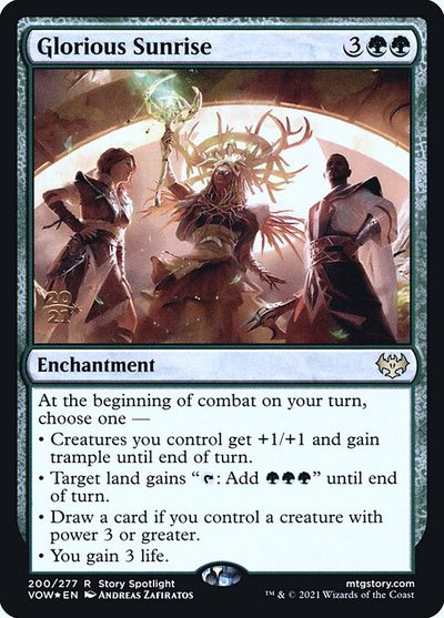 Glorious Sunrise - Innistrad: Crimson Vow Promos