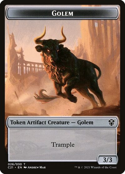 Golem - Commander 2021 Tokens