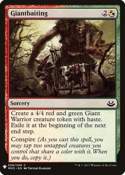 Giantbaiting - The List