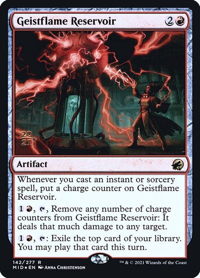 Geistflame Reservoir - Innistrad: Midnight Hunt Promos