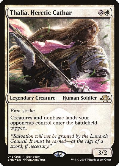 Thalia, Heretic Cathar - Eldritch Moon Promos