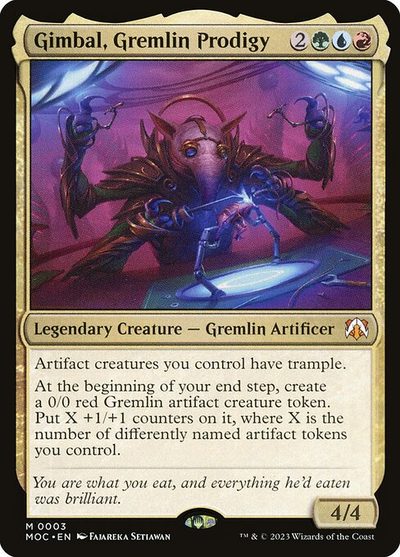 Gimbal, Gremlin Prodigy - March of the Machine Commander