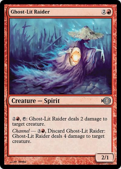 Ghost-Lit Raider - Magic Online Promos