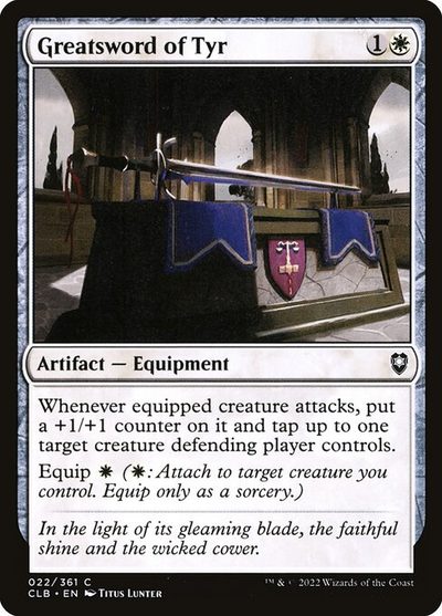 Greatsword of Tyr - Commander Legends: Battle for Baldur's Gate
