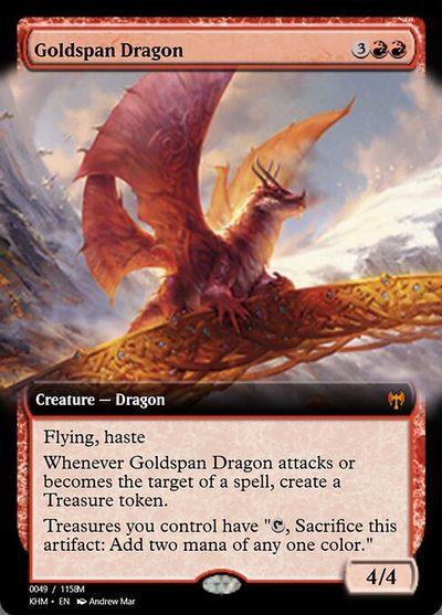 Goldspan Dragon - Magic Online Promos
